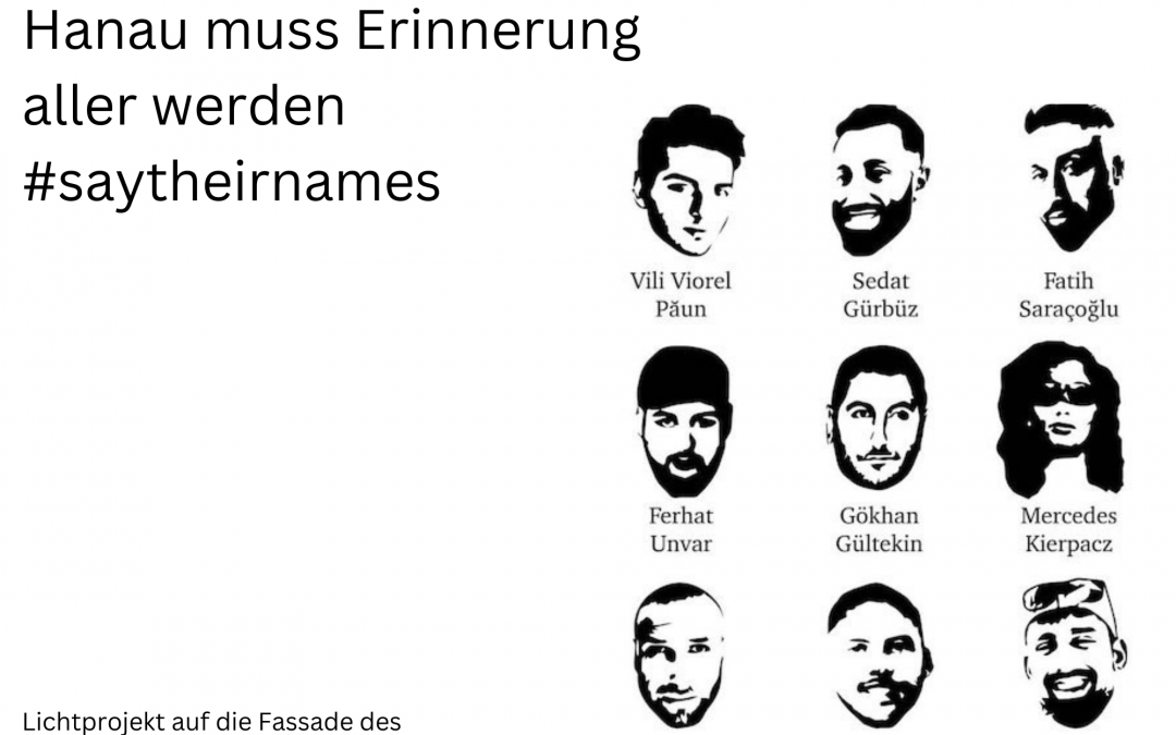Hanau muss Erinnerung aller werden: